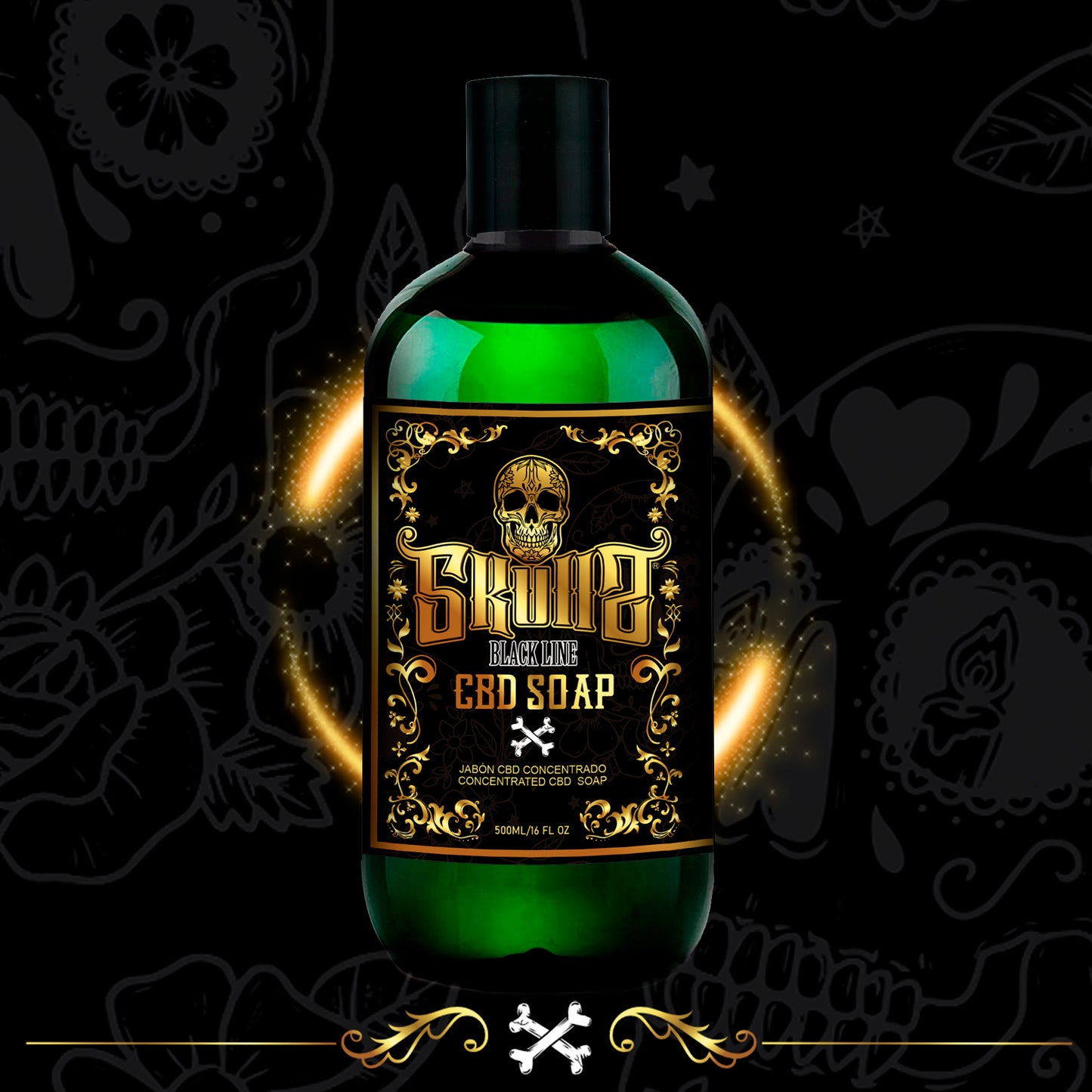 SkullZ Black Line CBD Soap